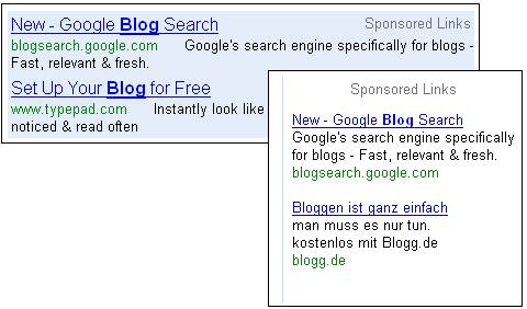 google blog search. Google Advertises Own Blog