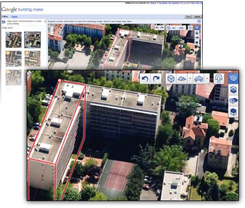 Funny Google Earth Pictures on Google Building Maker