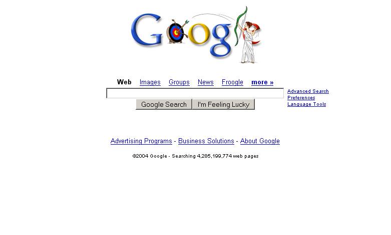 Google.com 1997-2011