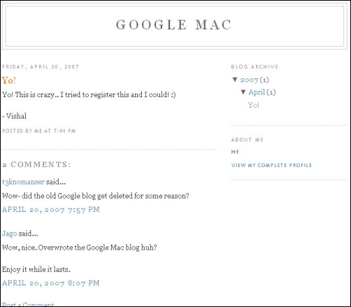 google blogger. Official Google Mac Blog