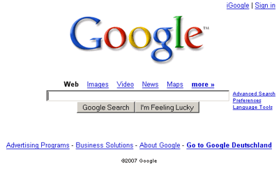 Google.com Back in Old Design? - Google Blogoscoped Forum  blogoscoped.com/files/google-o .