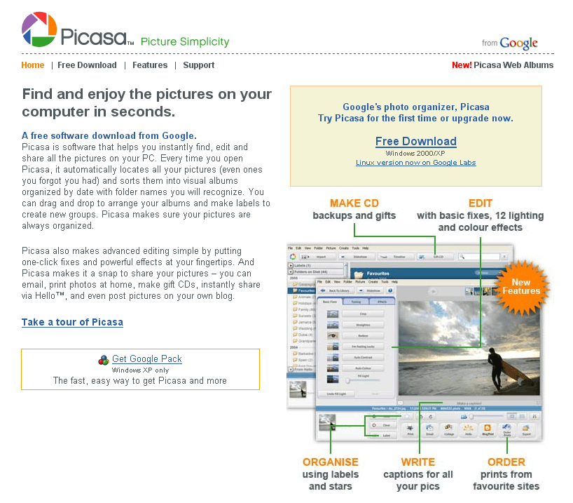 picasa website