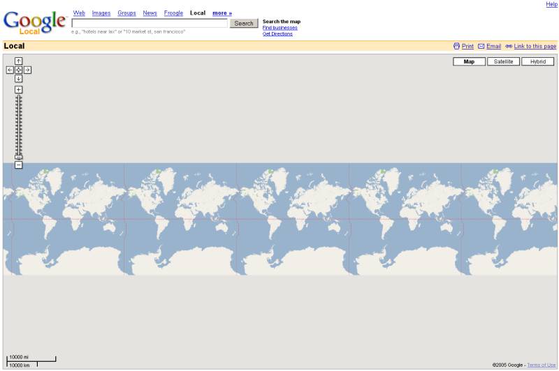 Google World Map Zoom