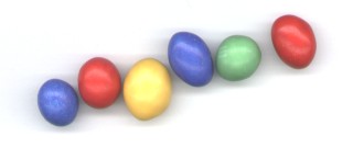 [The Google logo colors can be recreated via M&M’s candy.]